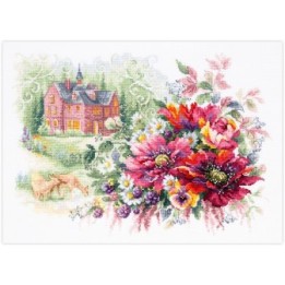 Embroidery kit The Old Manor