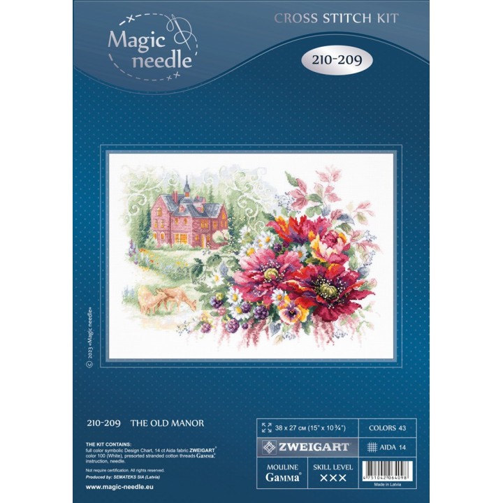 Embroidery kit The Old Manor