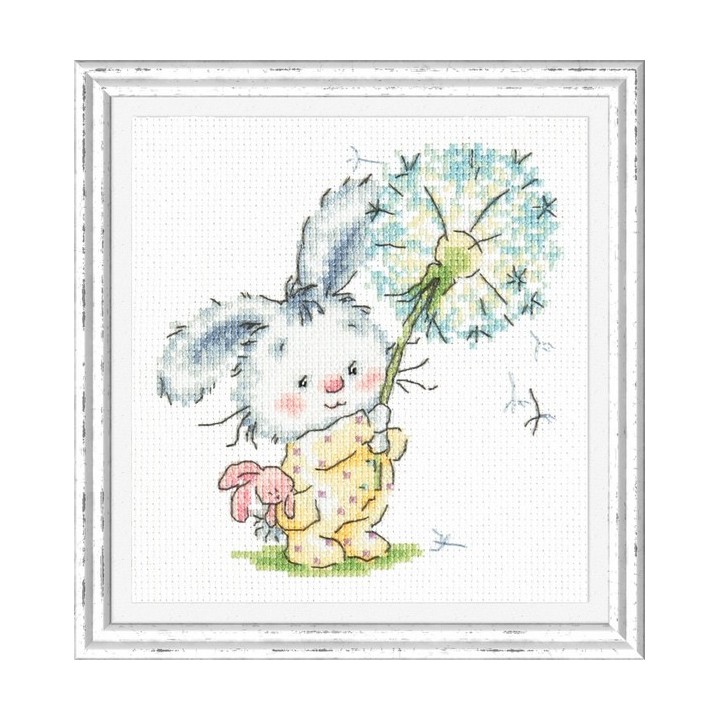 Stickset Hase und Löwenzahn
