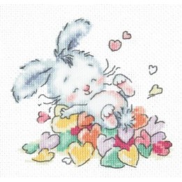 Kit de broderie Baigné d'amour