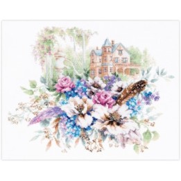Embroidery kit Victorian House
