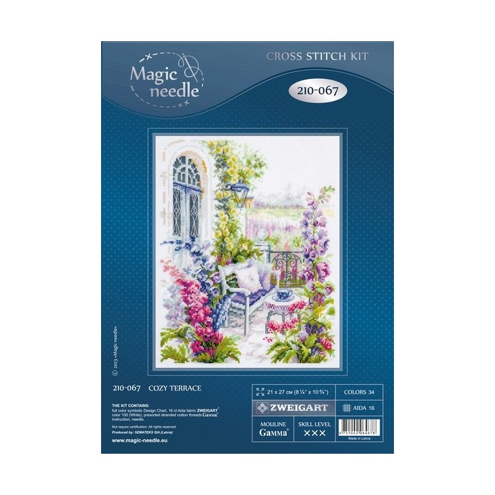 Kit de broderie Terrasse confortable