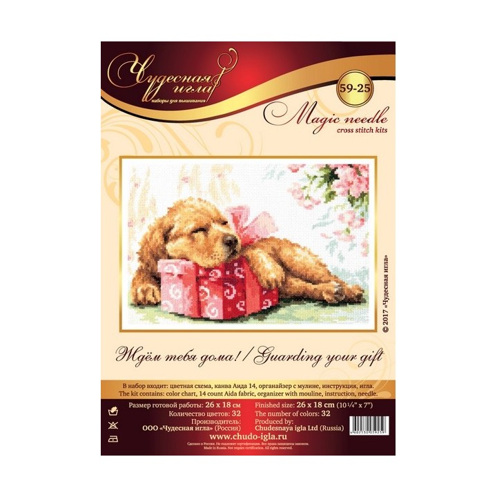Embroidery kit Guarding your Gift