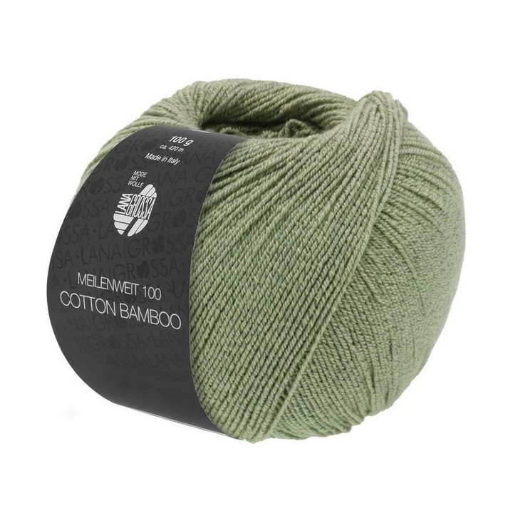 Lana Grossa Meilenweit 100 cotton bamboo 25