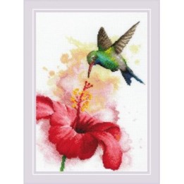 Riolis Embroidery kit Hummingbird