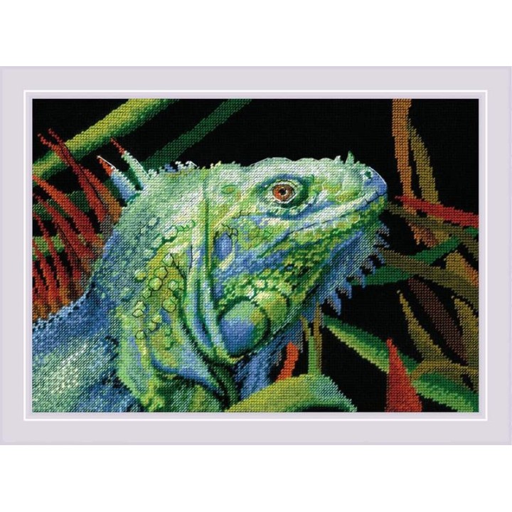 Riolis Kit de broderie Iguane