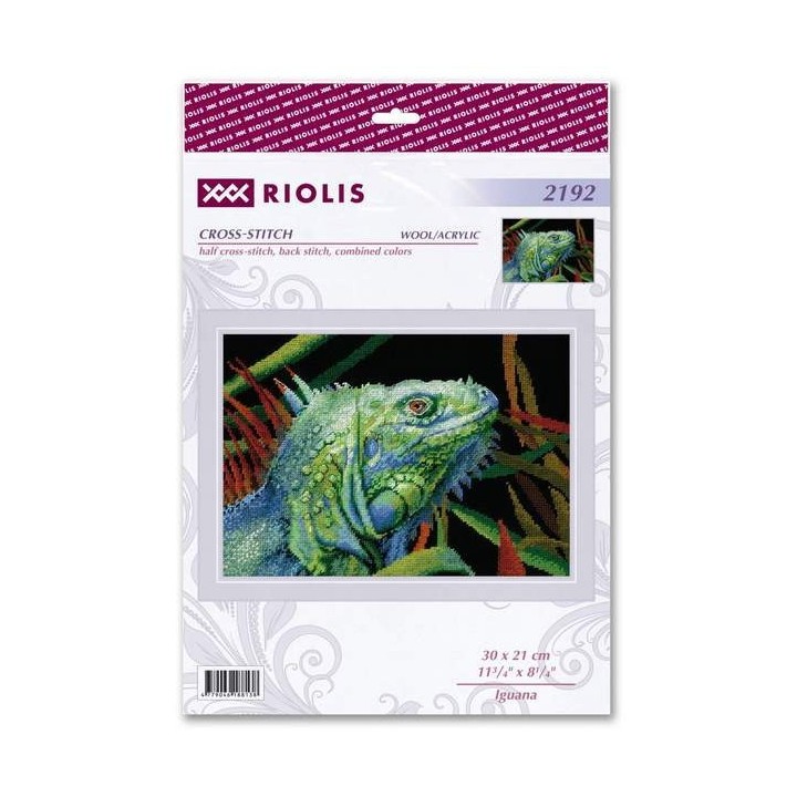 Riolis Kit de broderie Iguane