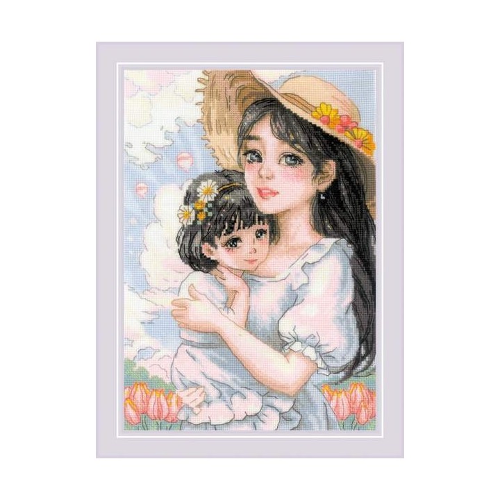 Riolis Kit de broderie Amour tendre