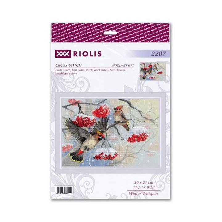Riolis Stickset Wintergeflüster