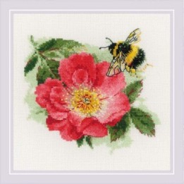 Riolis Stickset Pelzige Hummel