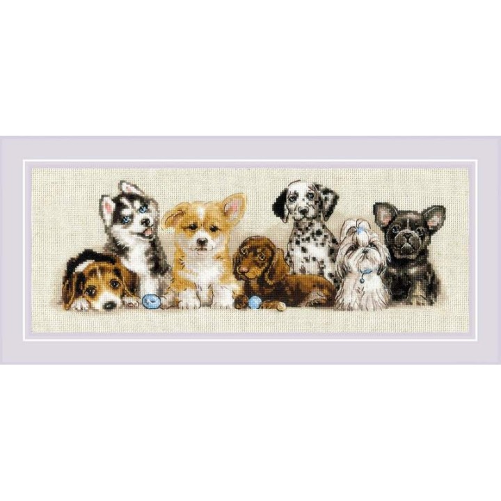 Riolis Borduurpakket Puppy's