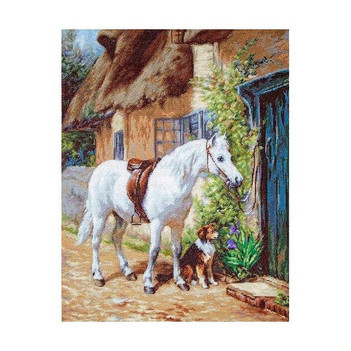 Luca-S Embroidery kit by the cottage