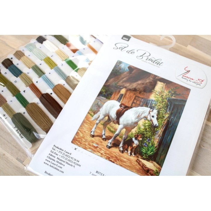 Luca-S Kit de broderie Près du chalet