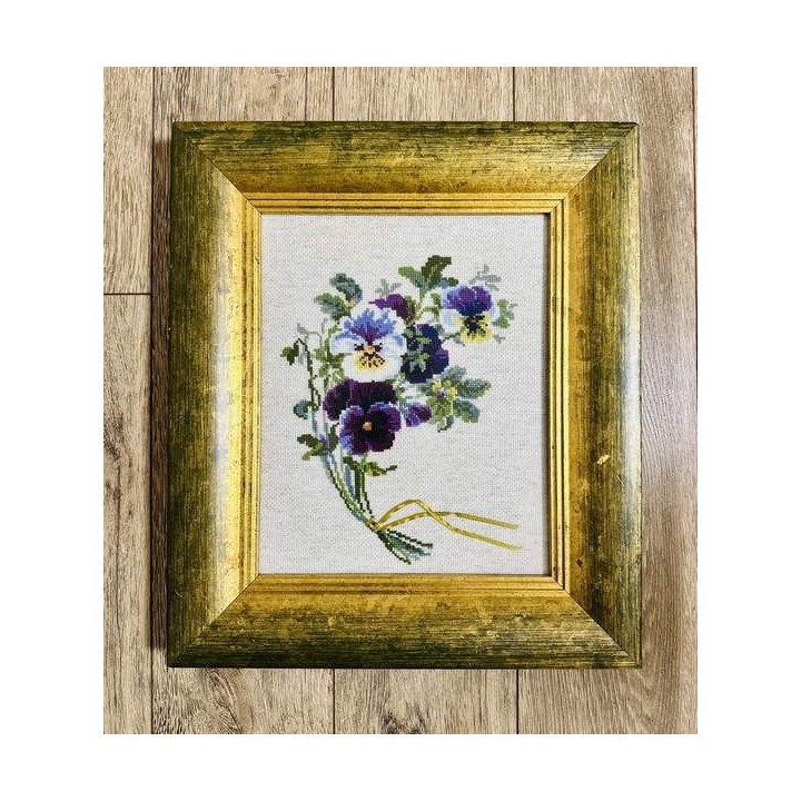 Riolis Kit de broderie Bouquet de pensées 2