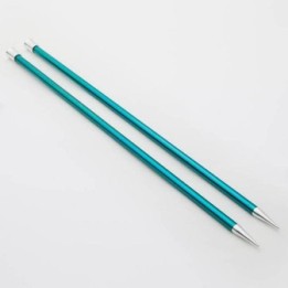Knitpro Zing aiguilles droites 8 mm, longueur 40 cm