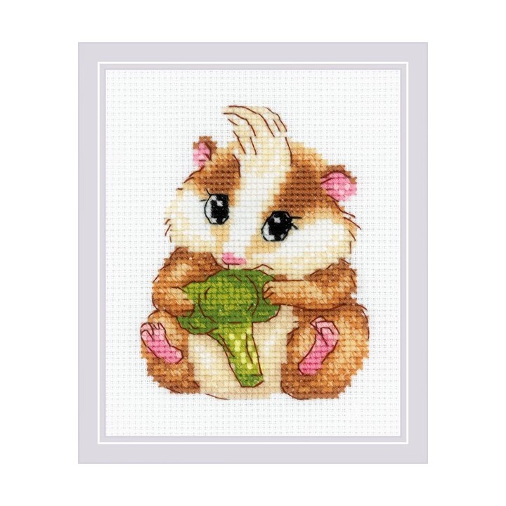 Riolis Kit de broderie Hamster mignon