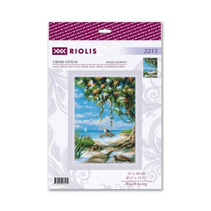 Riolis Embroidery kit Beach swing