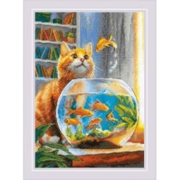 Riolis Embroidery kit Ginger Observer