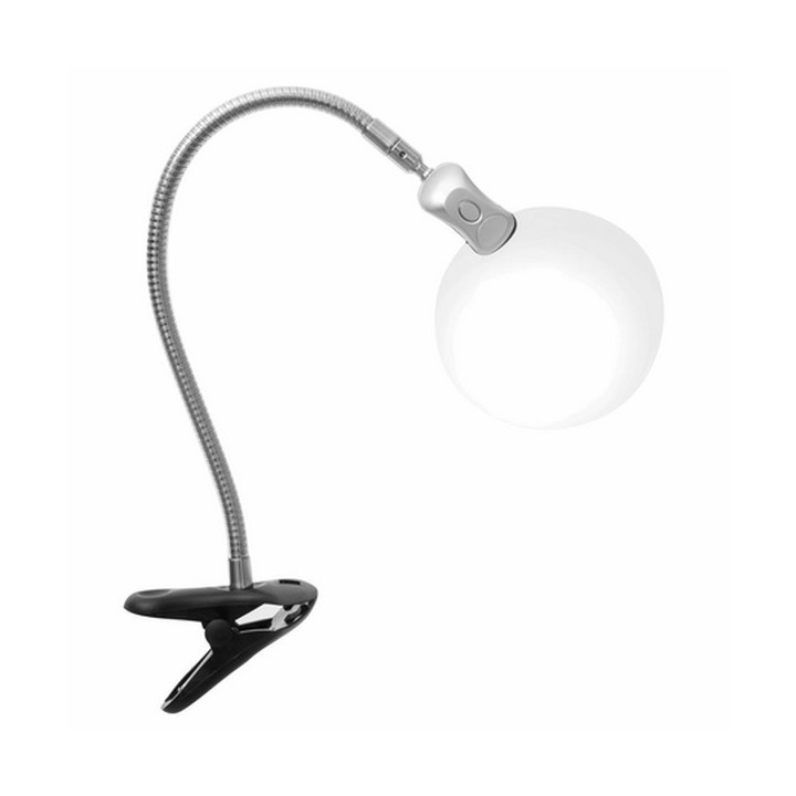Lupenleuchte mit Clips