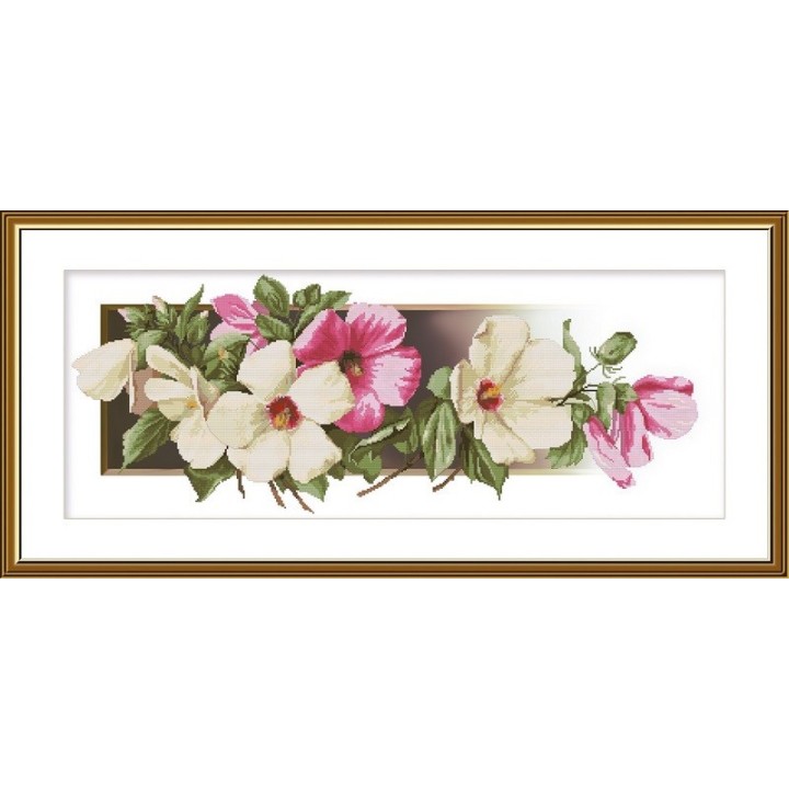 Kit de broderie Hibiscus