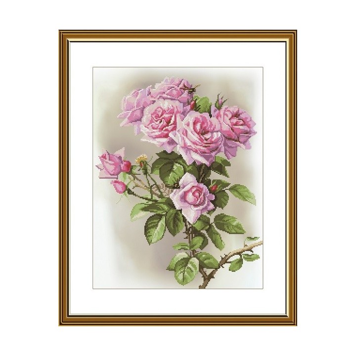 Embroidery kit Pink Sonata