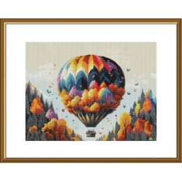 Kit de broderie Voyage d'automne