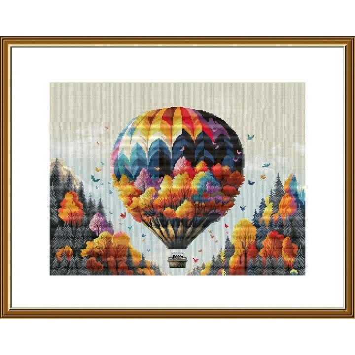 Embroidery kit Autumn travel