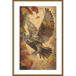 Embroidery kit Autumn flight