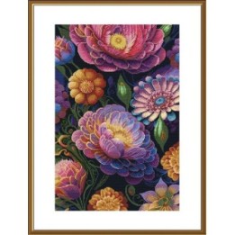 Embroidery kit Floral variety