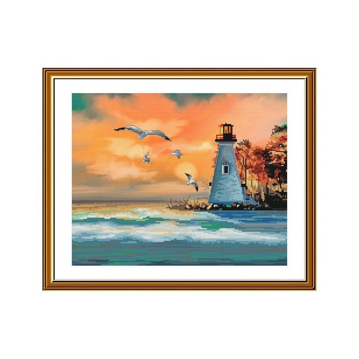 Embroidery kit Lighthouse