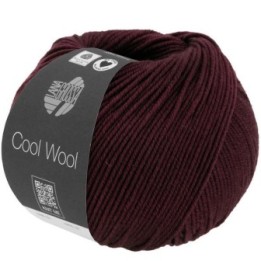 Lana Grossa Cool Wool Mélange Bordeaux gemeleerd 1404