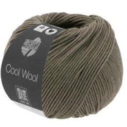 Lana Grossa Cool Wool Mélange Donkerbruin gemeleerd 1422