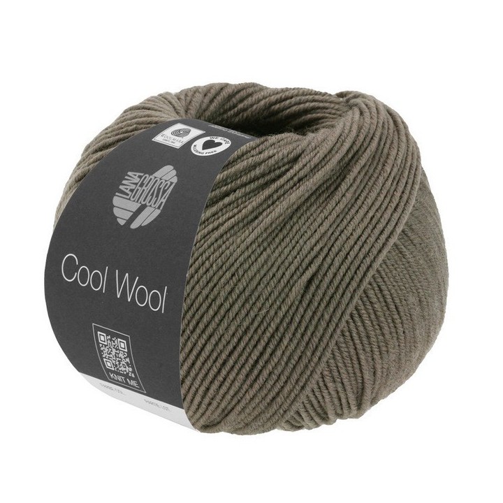 Lana Grossa Cool Wool Mélange Dark brown mottled 1422