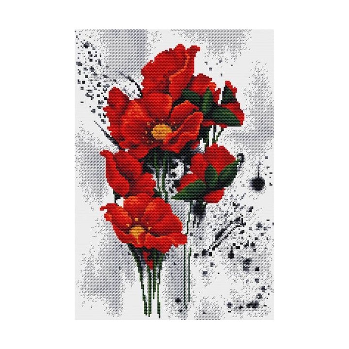 Luca-S Stickset Die Mohnblumen