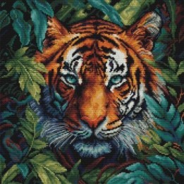Luca-S Kit de broderie Tigre de la jungle