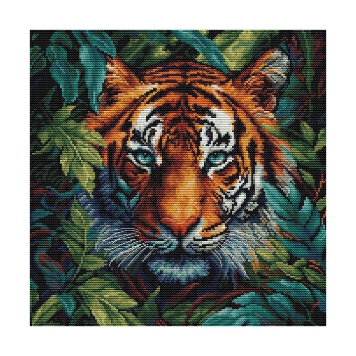 Luca-S Kit de broderie Tigre de la jungle