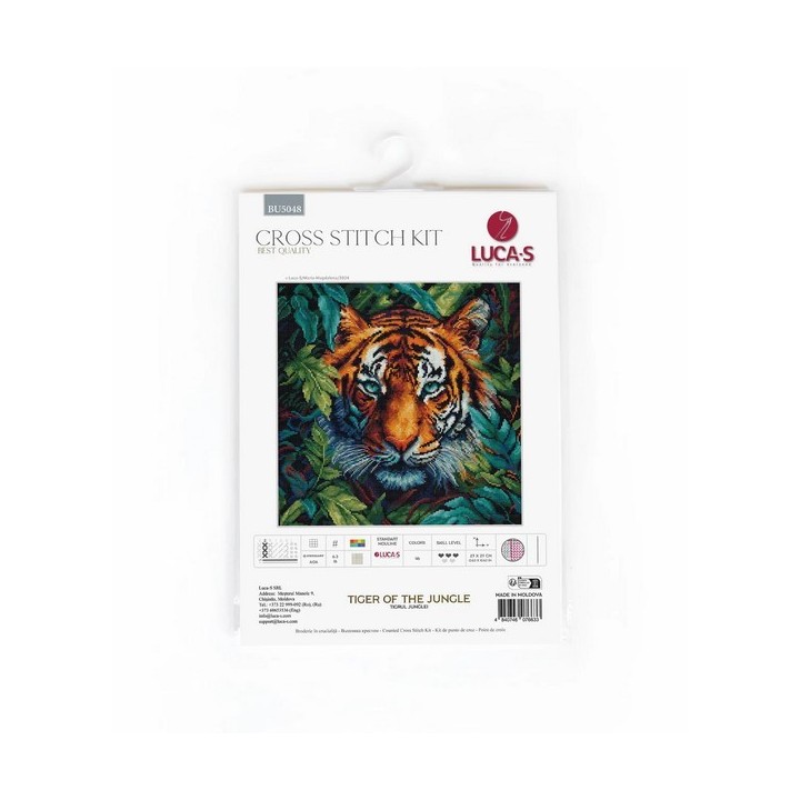Luca-S Borduurpakket Tijger van de jungle