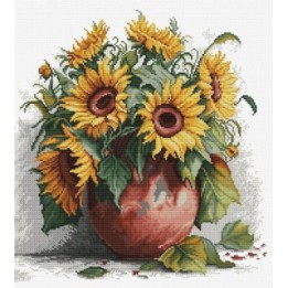 Luca-S Borduurpakket De Zonnebloemen