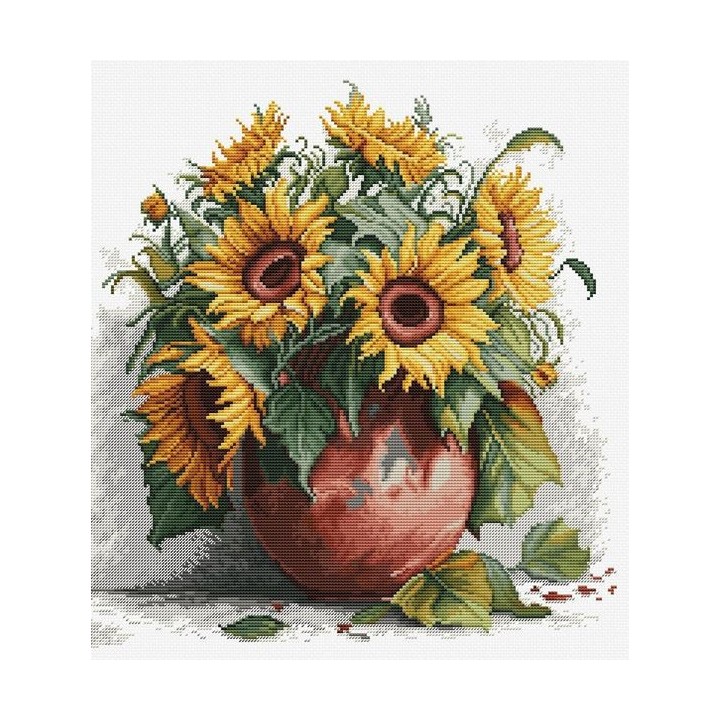 Luca-S Kit de broderie Les Tournesols