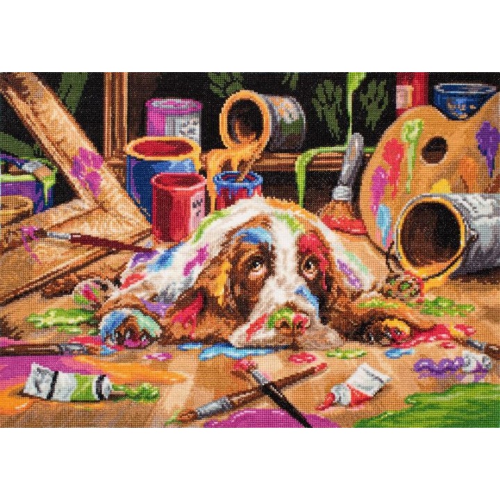 Luca-S Stickset Welpe Picasso
