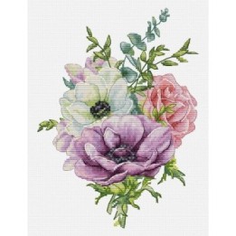 Luca-S Embroidery kit Anemones