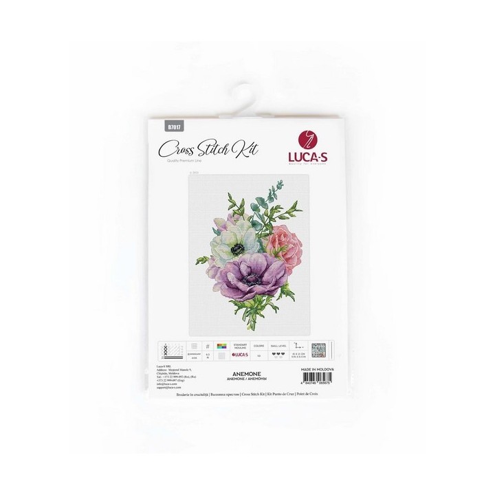 Luca-S Kit de broderie Anémones