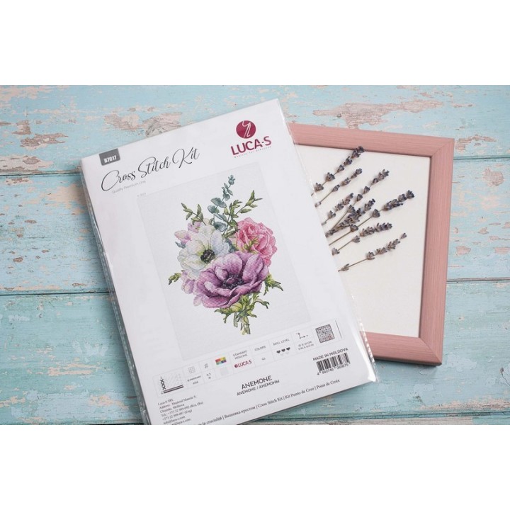 Luca-S Embroidery kit Anemones