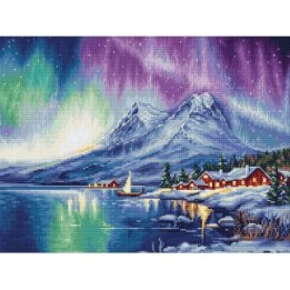 Luca-S Kit de broderie Aurores boréales