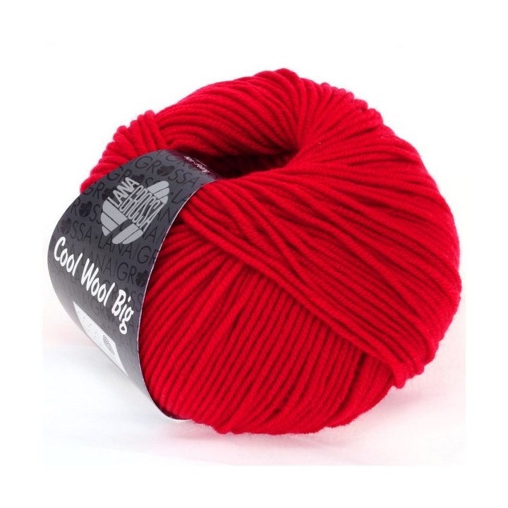 Lana Grossa Cool Wool Big rouge carmin 0648