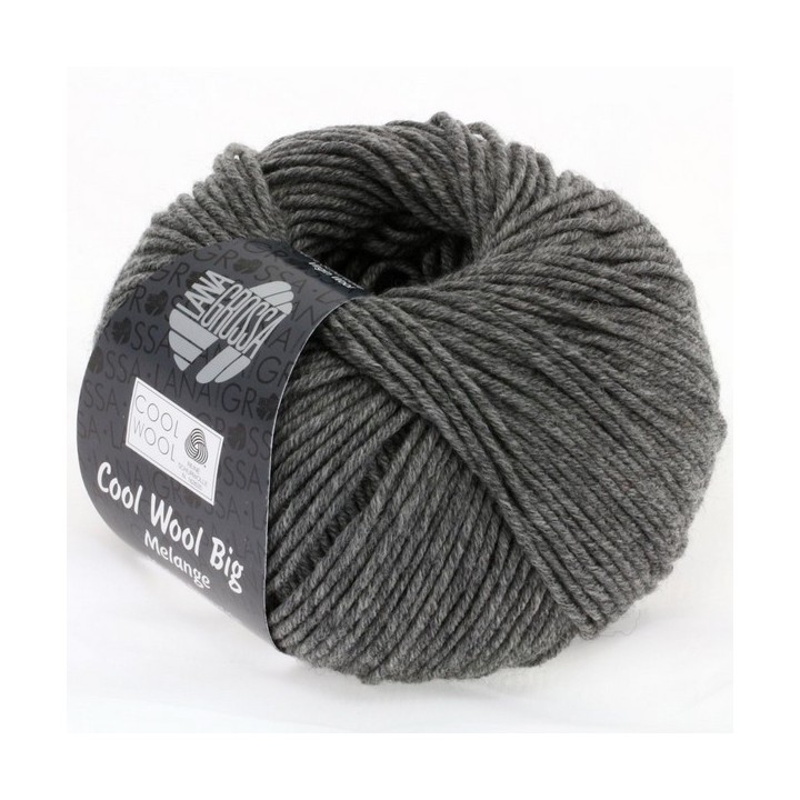 Lana Grossa Cool Wool Big Mélange Dunkelgrau 0617