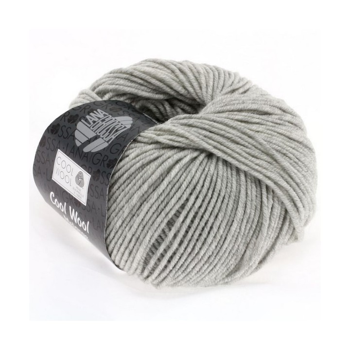 Lana Grossa Cool Wool Mélange Gris clair chiné 0443