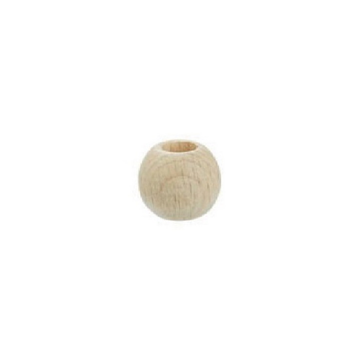 Perles de macramé en bois 15 mm