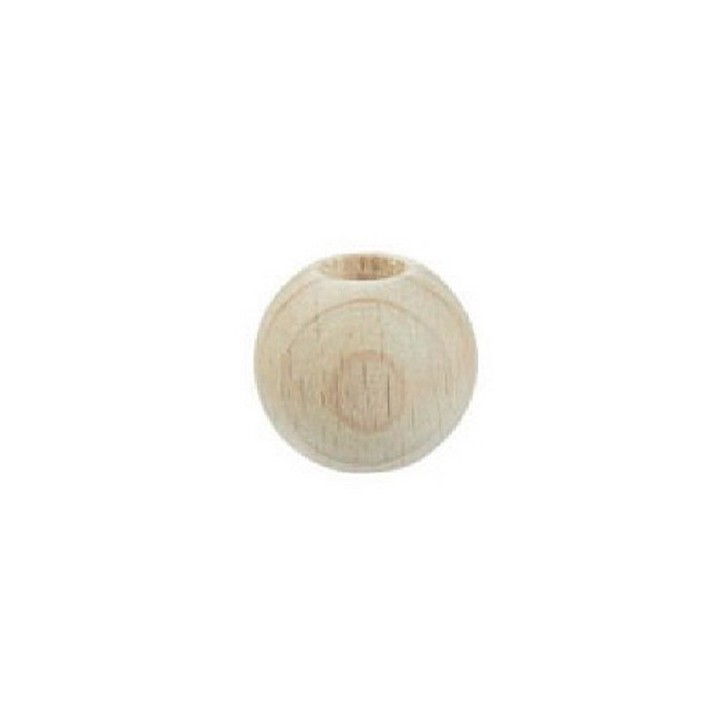 Macramé beads 20 mm wood