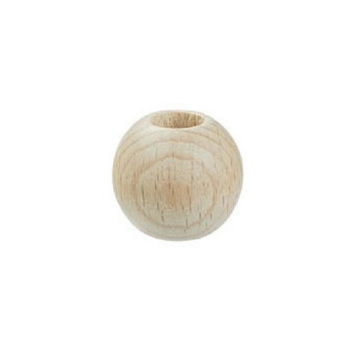 Makramee perlen 25 mm holz